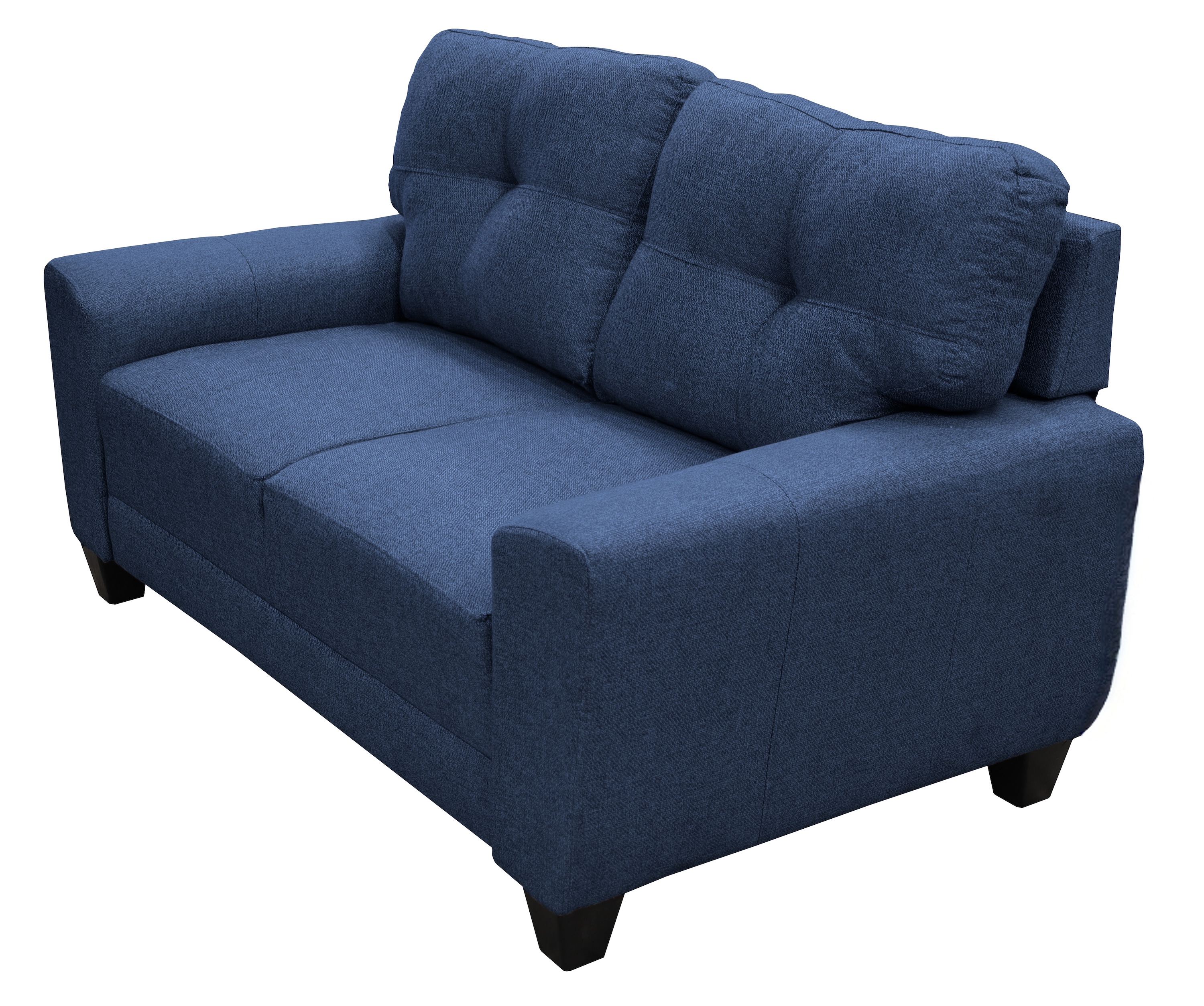 Foto 4 pulgar | Love Seat El Bazar Store Sidney Lino Azul Marino 2 Plazas, Modular, Moderno, Sala, Sofa