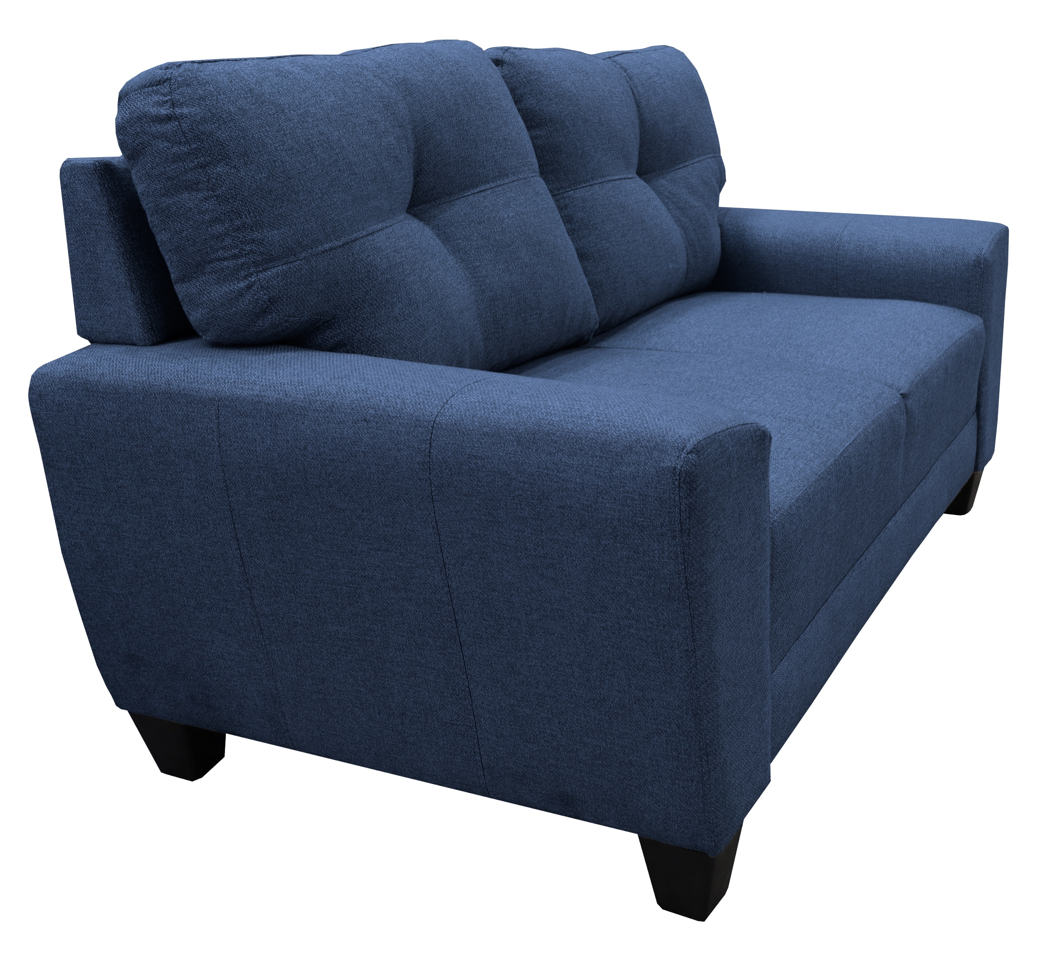 Foto 5 pulgar | Love Seat El Bazar Store Sidney Lino Azul Marino 2 Plazas, Modular, Moderno, Sala, Sofa