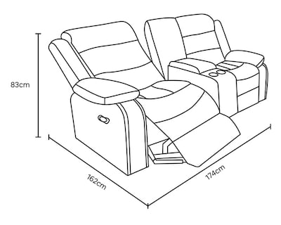 Foto 8 | Love Seat Denver Gris Oxford
