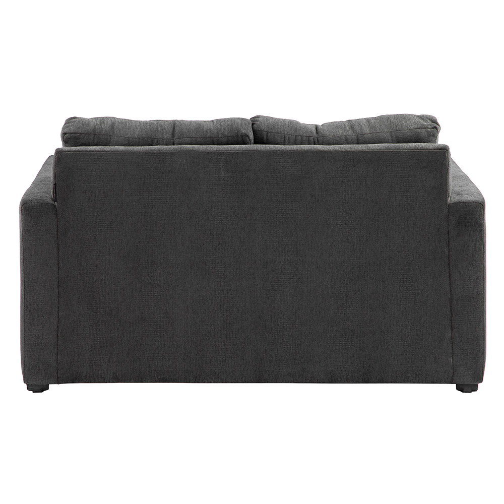 Foto 5 pulgar | Love Seat 2 Plazas Gales Gris Carbón