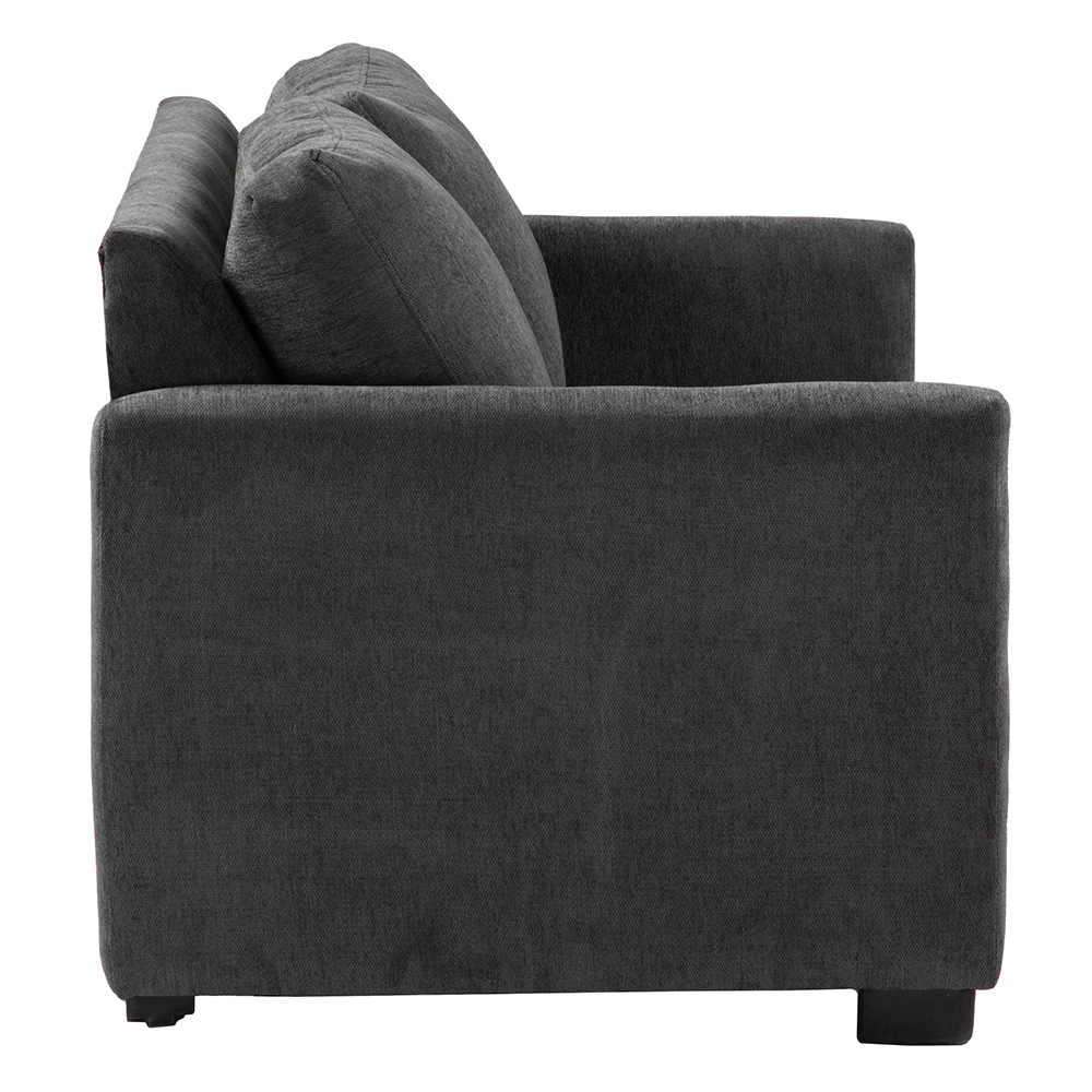 Foto 6 pulgar | Love Seat 2 Plazas Gales Gris Carbón