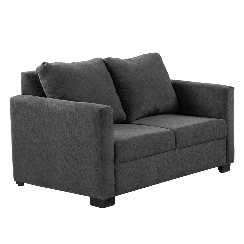 Foto 7 pulgar | Love Seat 2 Plazas Gales Gris Carbón