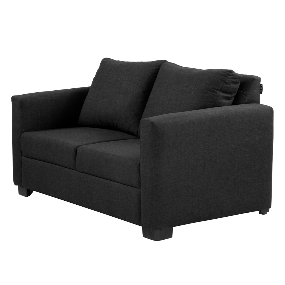 Foto 3 pulgar | Love Seat Dicasa 2 Plazas Gales Negro