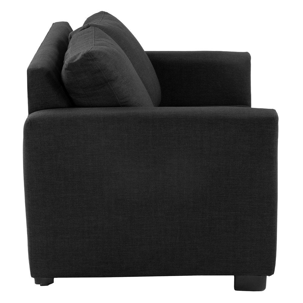 Foto 6 pulgar | Love Seat Dicasa 2 Plazas Gales Negro