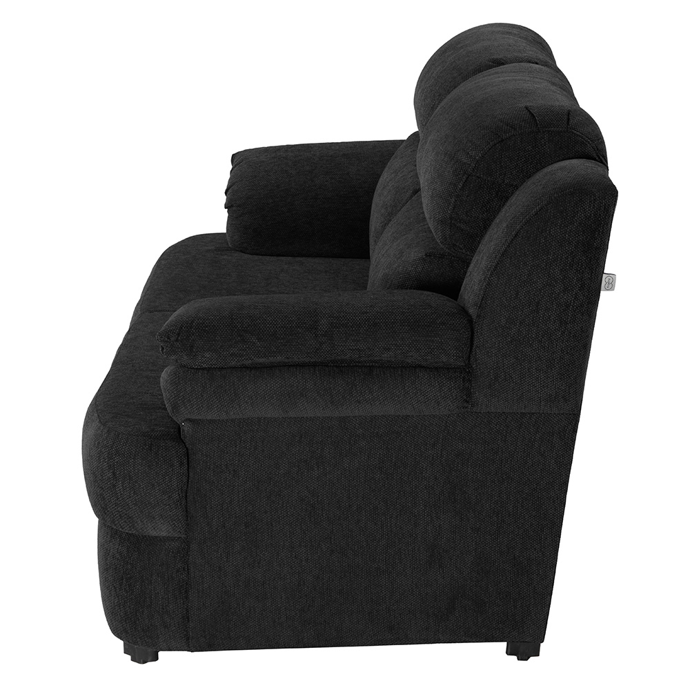 Foto 3 | Love Seat Trinity Kendra Color Negro 2 Plazas