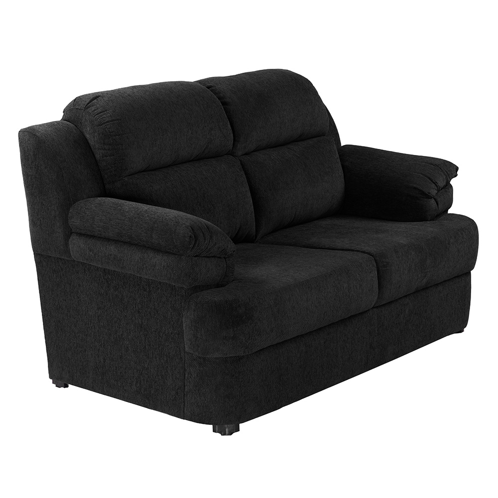 Foto 7 pulgar | Love Seat Trinity Kendra Color Negro 2 Plazas