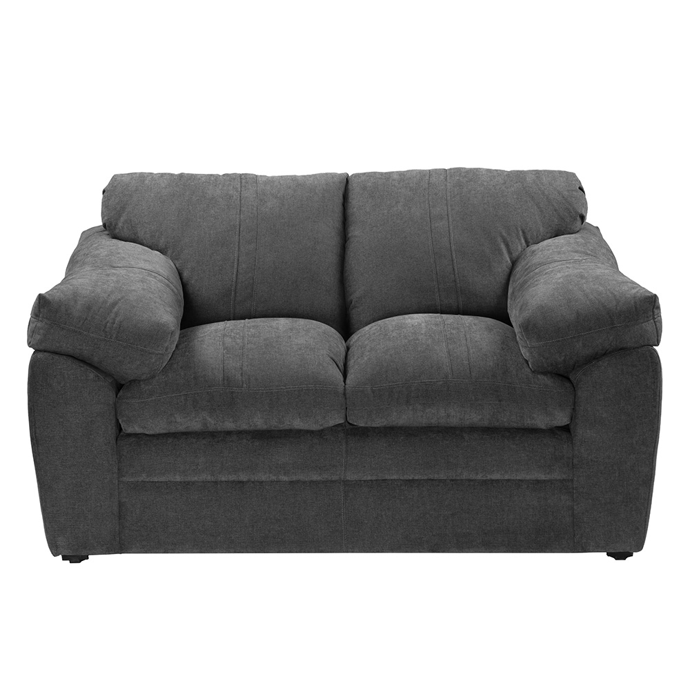 Foto 2 pulgar | Love Seat Dicasa Aston Color Gris Oscuro 2 Plazas