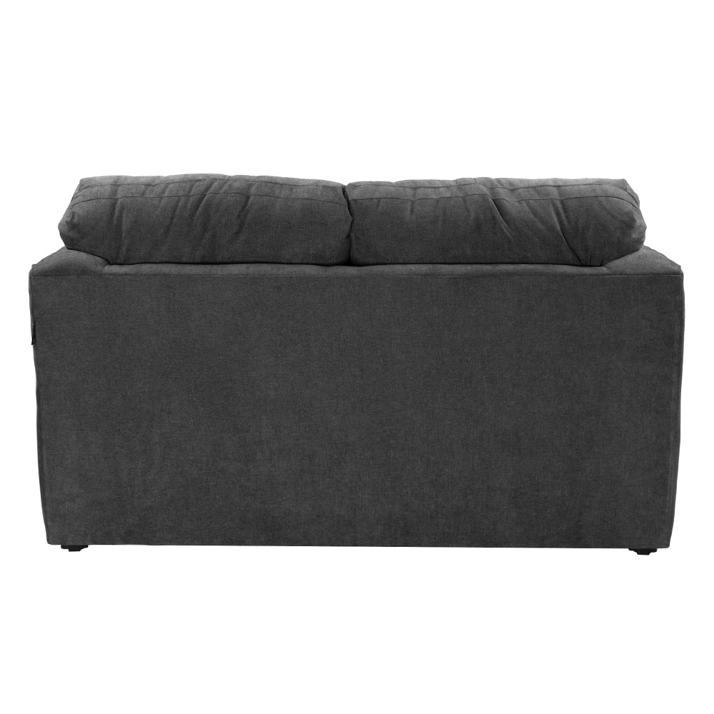 Foto 4 pulgar | Love Seat Dicasa Aston Color Gris Oscuro 2 Plazas