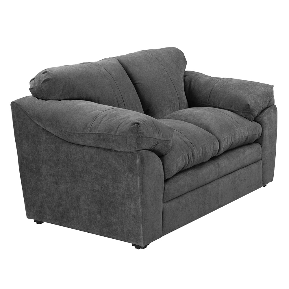 Foto 6 pulgar | Love Seat Dicasa Aston Color Gris Oscuro 2 Plazas