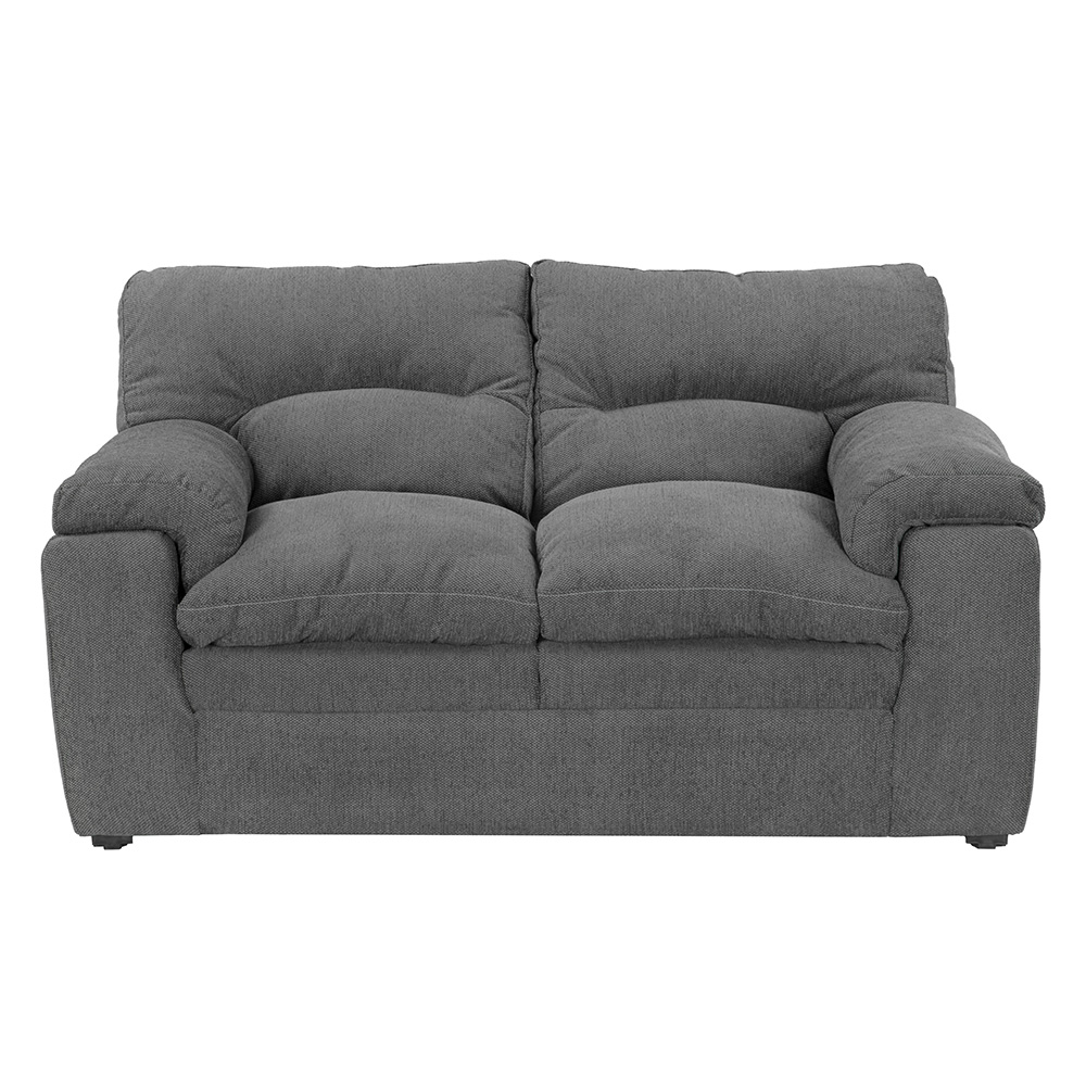 Love Seat Trinity Cosmo Color Gris Oxford 2 Plazas