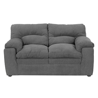 Foto 1 | Love Seat Trinity Cosmo Color Gris Oxford 2 Plazas