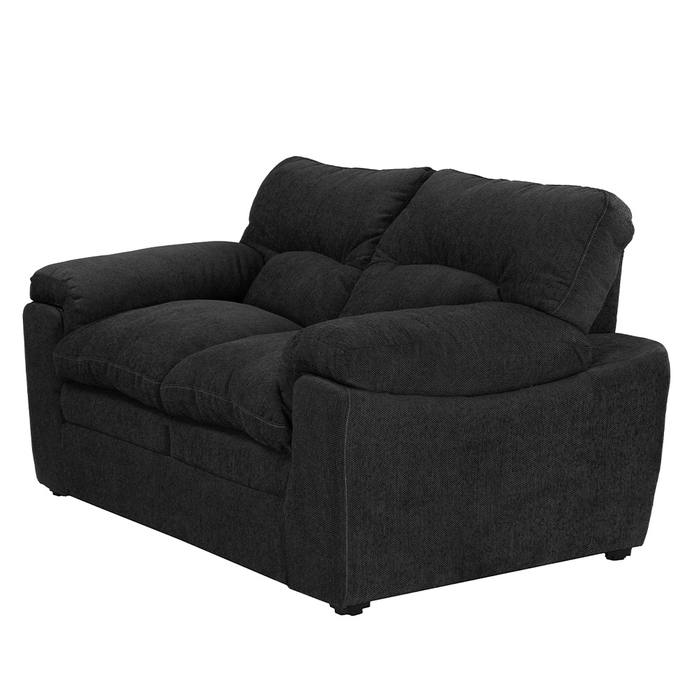 Foto 3 pulgar | Love Seat Trinity Cosmo Color Negro 2 Plazas