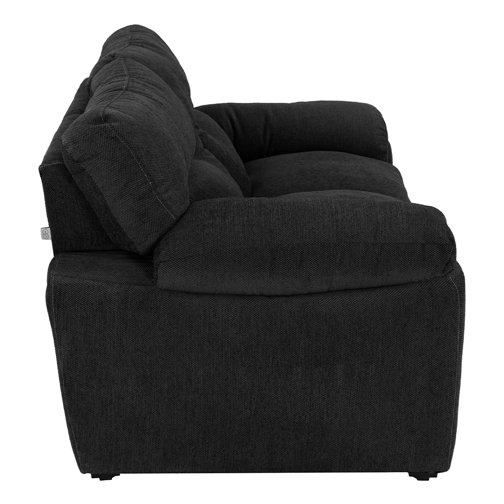 Foto 6 pulgar | Love Seat Trinity Cosmo Color Negro 2 Plazas