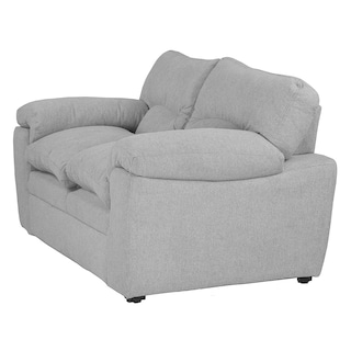 Foto 2 | Love Seat Trinity Cosmo Color Plata 2 Plazas