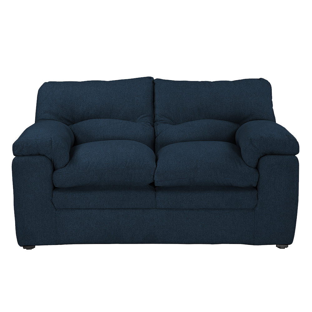 Love Seat Trinity Cosmo Color Azul 2 Plazas