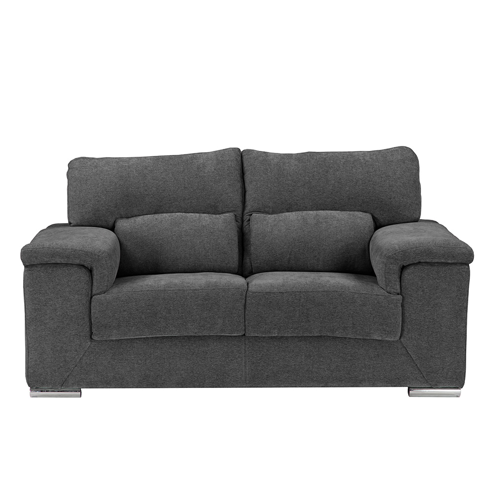 Love Seat Trinity Kaizen Color Gris Oscuro