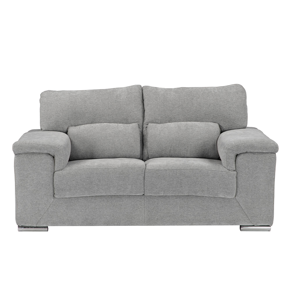 Love Seat Trinity Kaizen Color Gris Plata