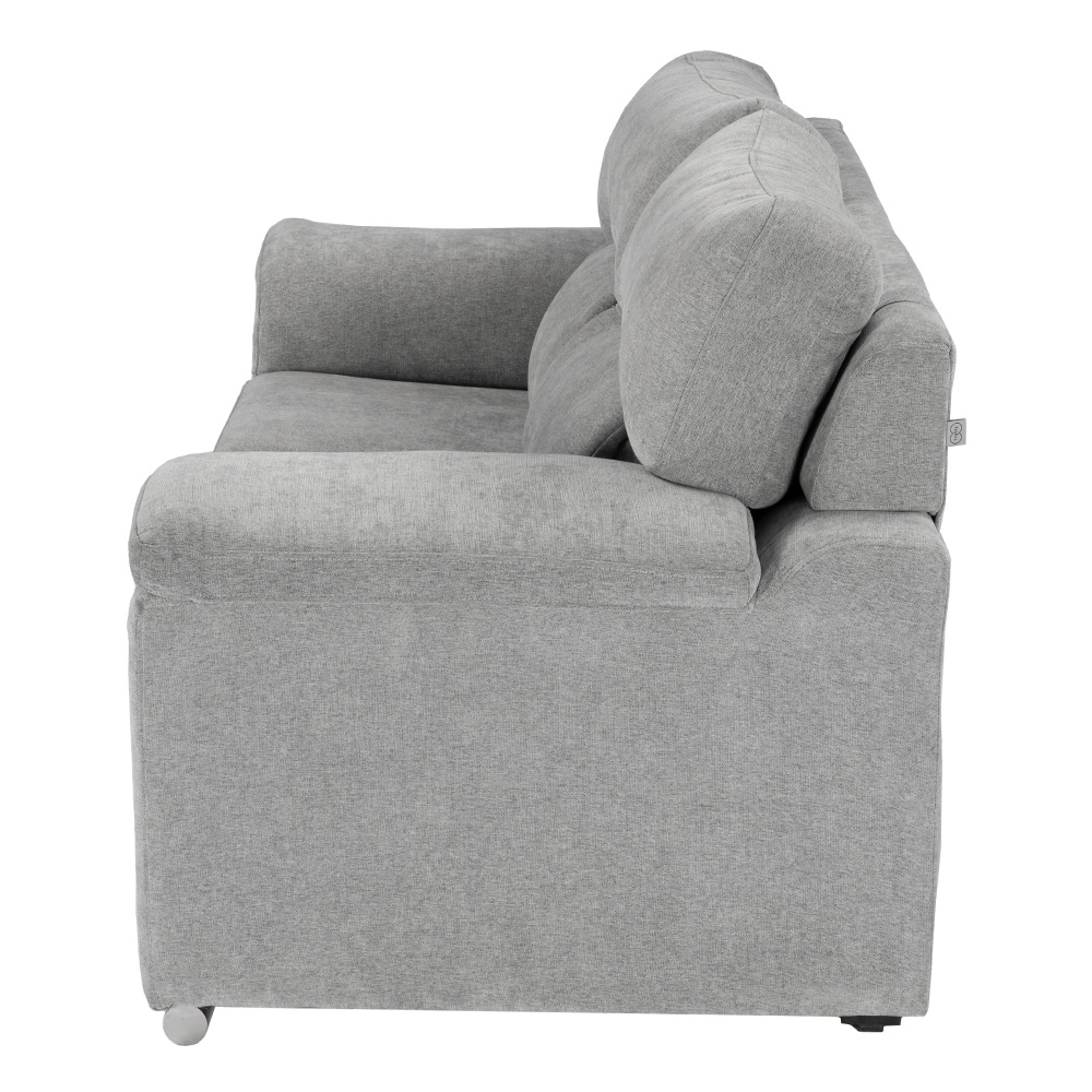Foto 4 pulgar | Love Seat Trinity Kaizen Color Gris Plata