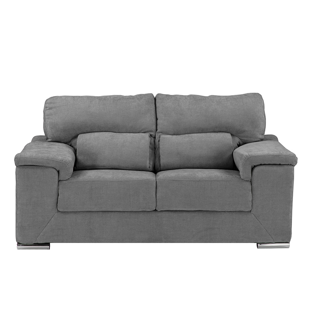 Foto 1 | Love Seat Trinity Kaizen Color Gris Oscuro 2 Plazas