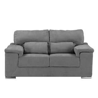 Foto 1 | Love Seat Trinity Kaizen Color Gris Oscuro 2 Plazas