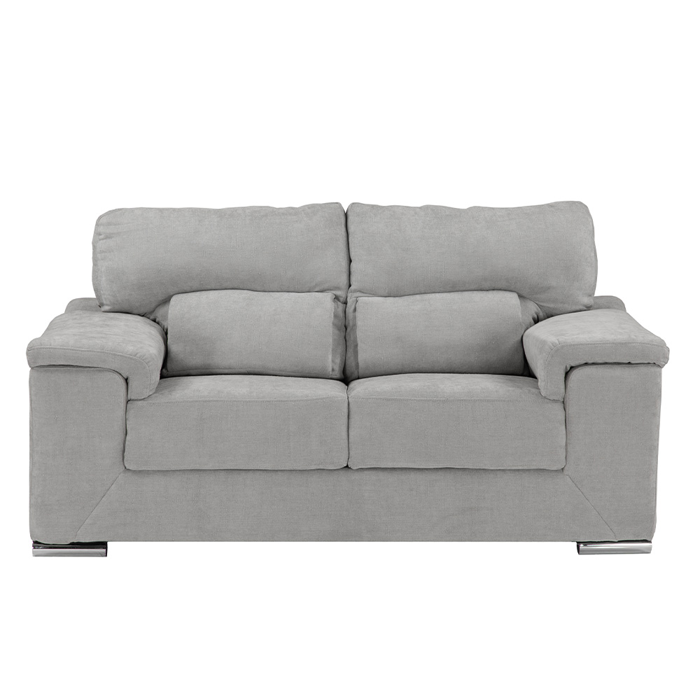 Foto 2 pulgar | Love Seat Trinity Kaizen Color Gris 2 Plazas