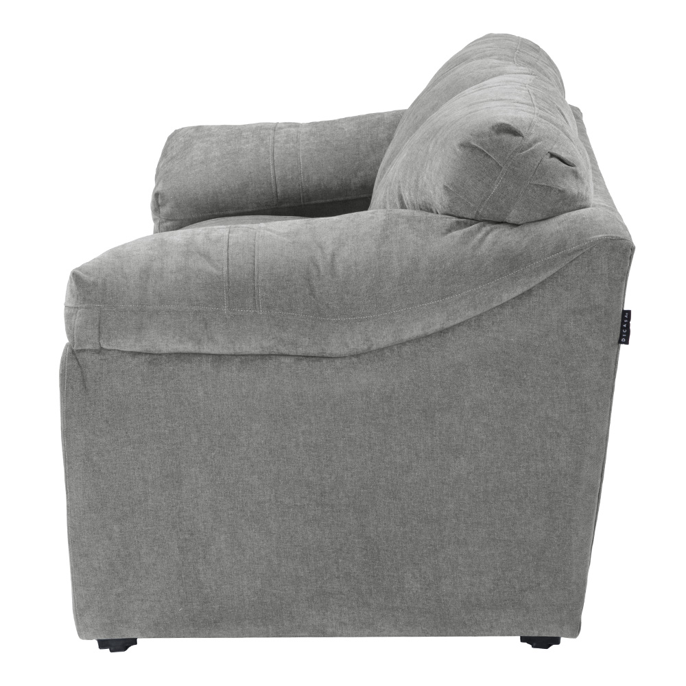 Foto 4 pulgar | Love Seat Dicasa Aston Gris 2 Plazas