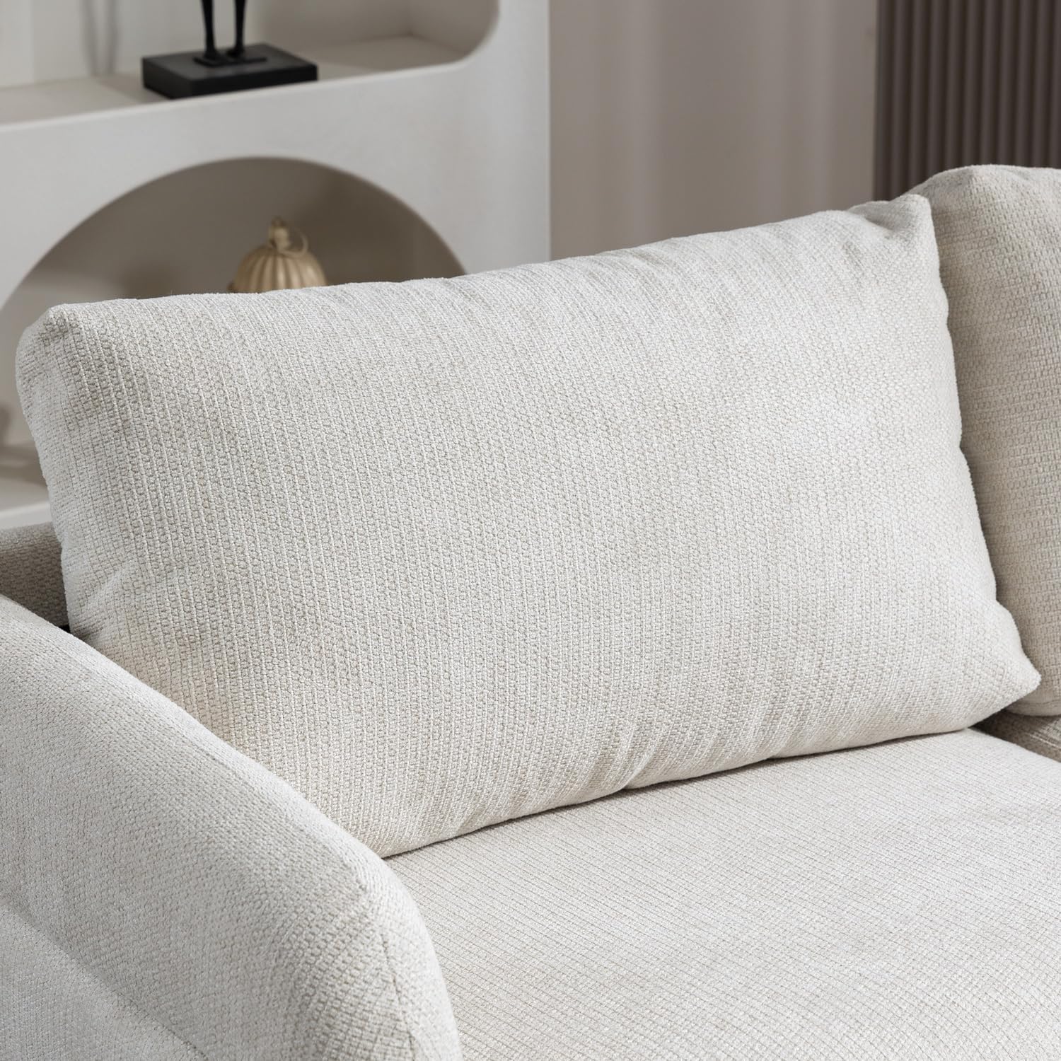 Foto 5 pulgar | Loveseat FurnitureR Foal Beige