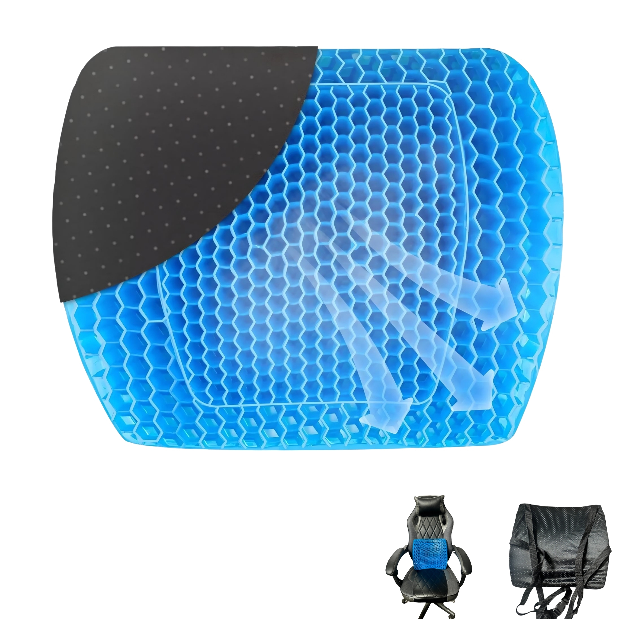 Foto 2 pulgar | Cojín de Soporte Lumbar SC Super Confort de Gel
