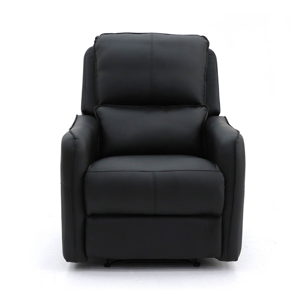 Sillón Reposet Reclinable Eléctrico con Masajeador Vanlig Quebec Negro