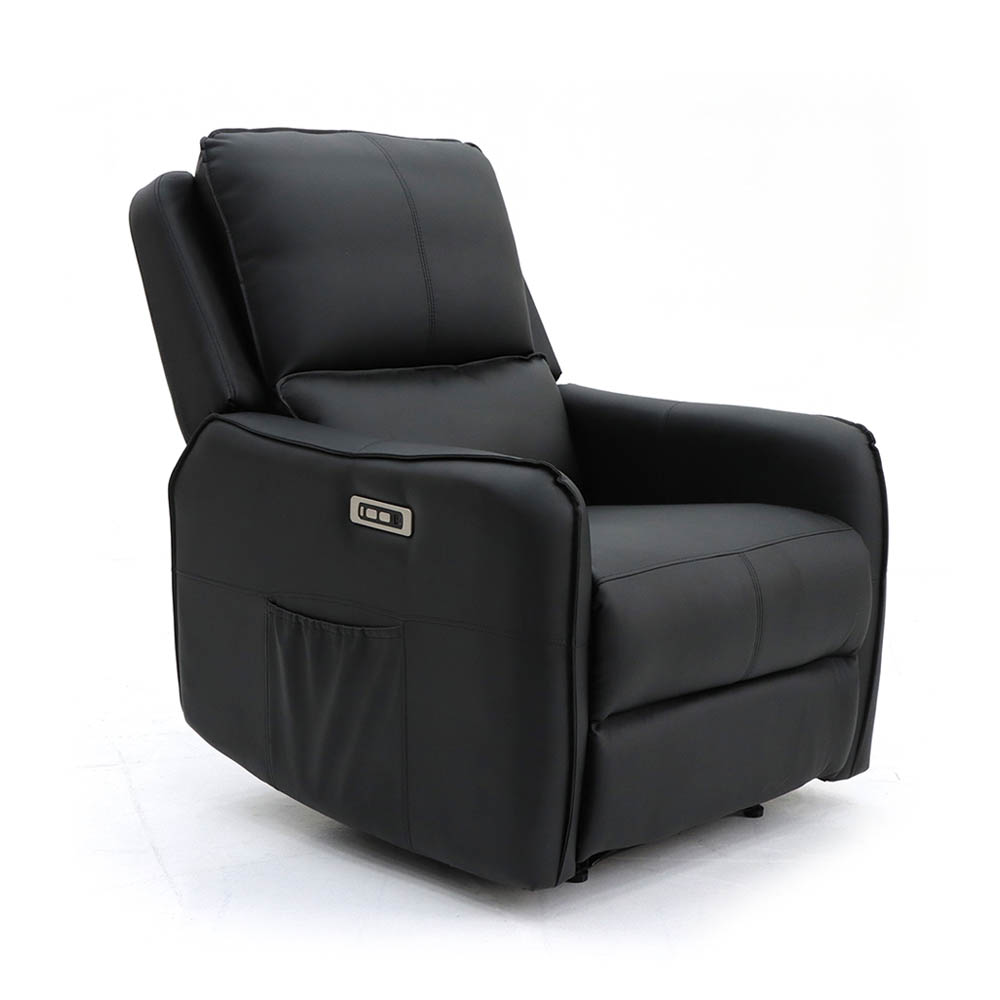 Foto 3 pulgar | Sillón Reposet Reclinable Eléctrico con Masajeador Vanlig Quebec Negro