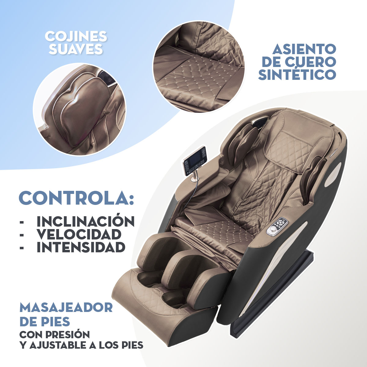Foto 7 | Sillón Masajeador Mima2 Cuerpo Completo Bluetooht  y Pantalla 360