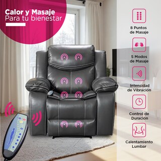 Foto 4 | Sillon Reposet Burgo Gris