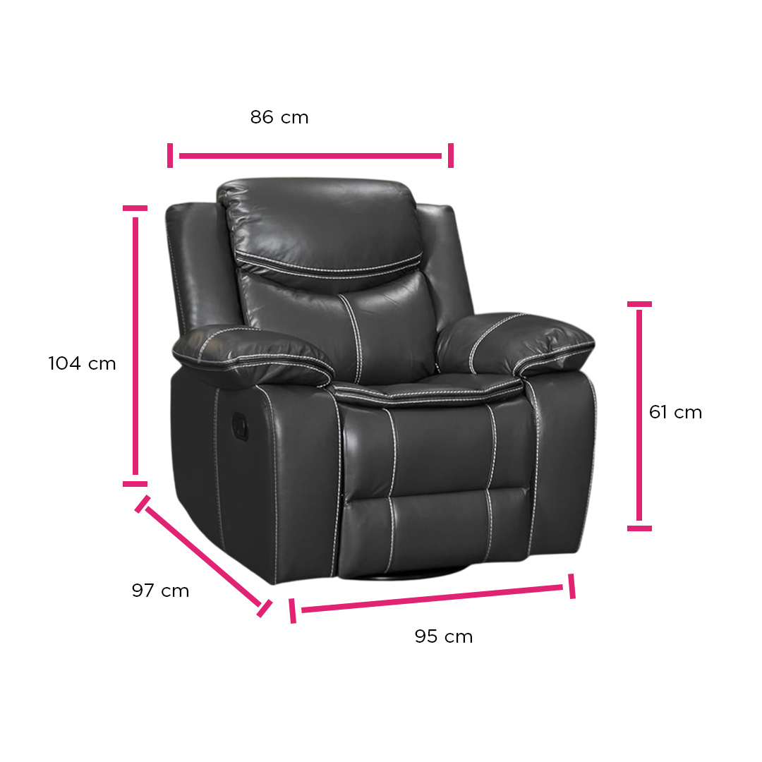 Foto 8 pulgar | Sillon Reposet Burgo Gris