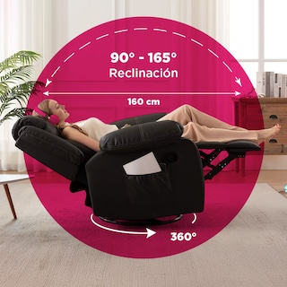Foto 5 | Sillon Reposet Burgo Negro