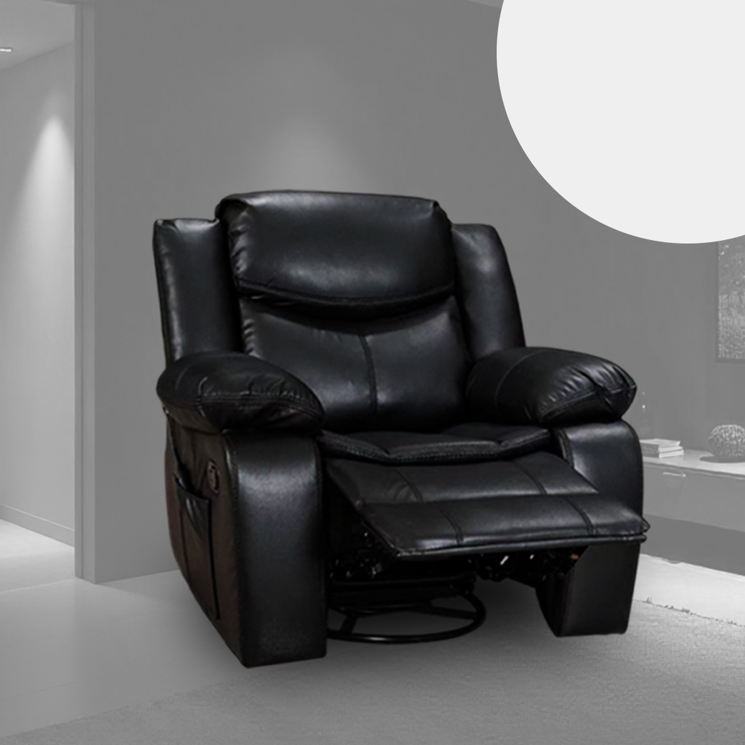 Foto 6 | Sillon Reposet Burgo  Negro