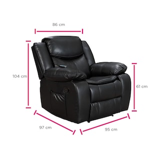 Foto 7 | Sillon Reposet Burgo Negro