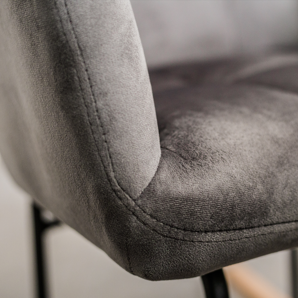 Foto 4 pulgar | Silla Mecedora Iliosinnova London color Gris