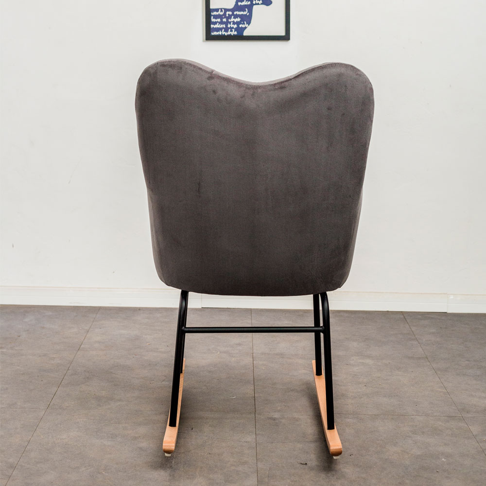 Foto 7 | Silla Mecedora Iliosinnova London color Gris