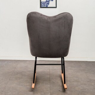 Foto 7 | Silla Mecedora Iliosinnova London color Gris