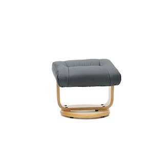 Foto 4 | Sillón Reposet Mecedora con Taburete Vanlig Paris Negro