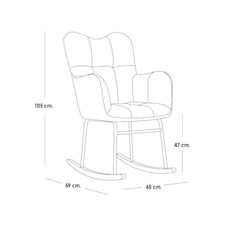 Foto 2 | Sillon Mecedora Ilios Innova London/rosa Color Rosa