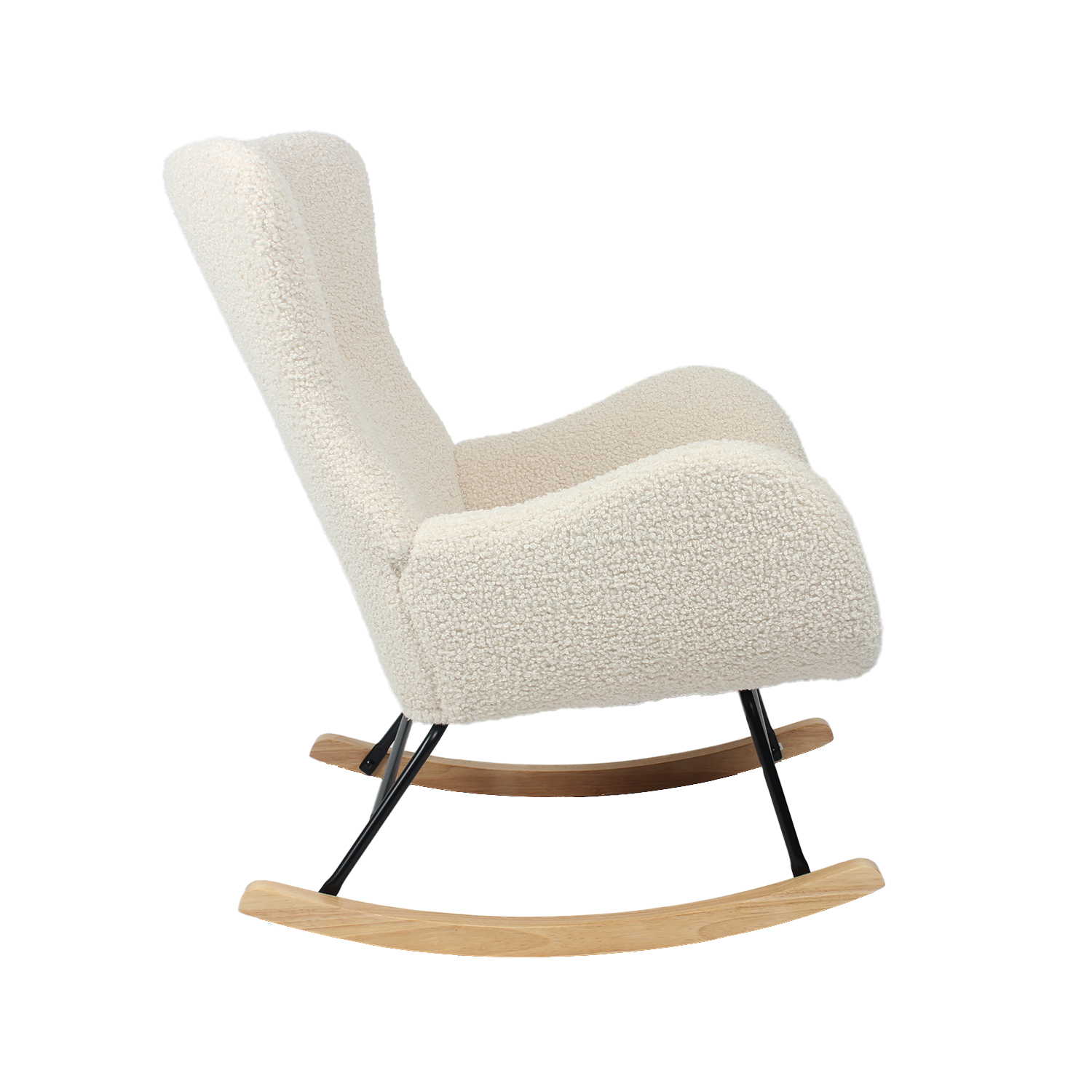 Foto 4 pulgar | Sillón Mecedora Top Living Tavia Beige