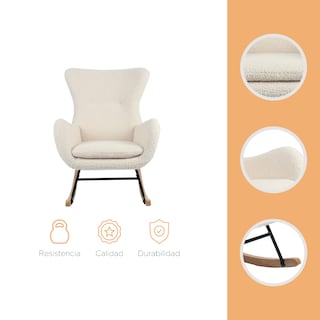 Foto 7 | Sillón Mecedora Top Living Tavia Beige