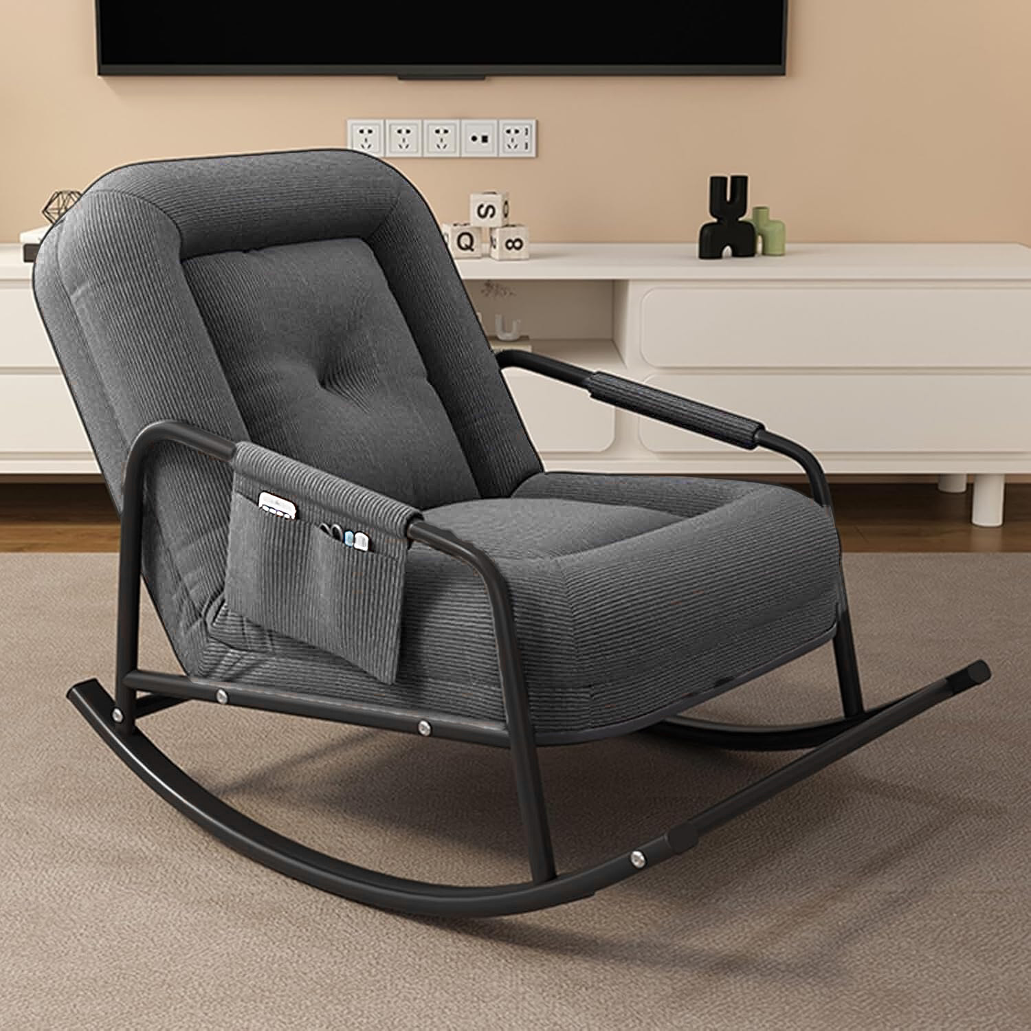 Foto 7 | Mecedora Reclinable Bossa Sloga Gris Oscuro