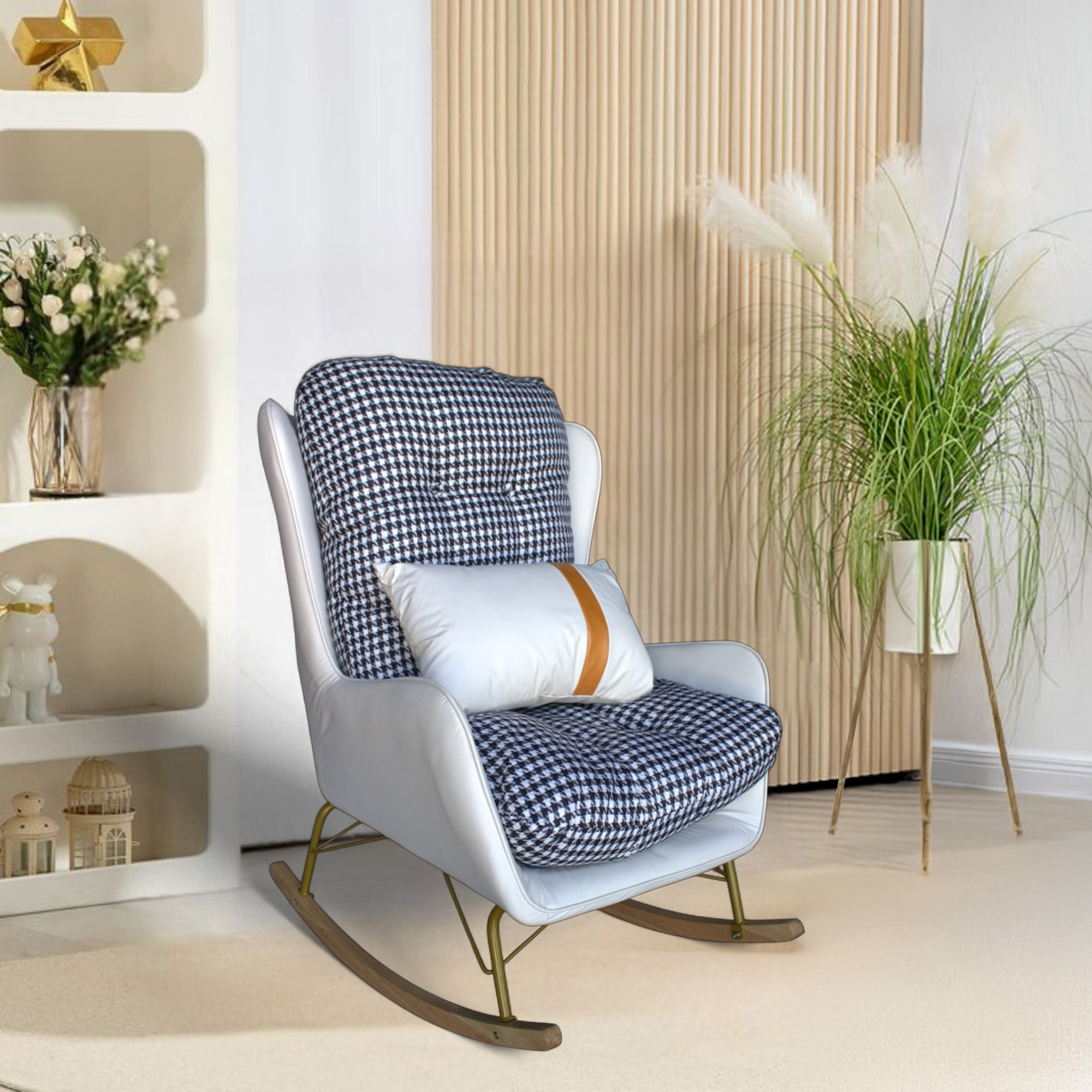 Foto 4 | Ilios Innova | Silla Mecedora: Diseño Ergonómico con Cojín Incluido