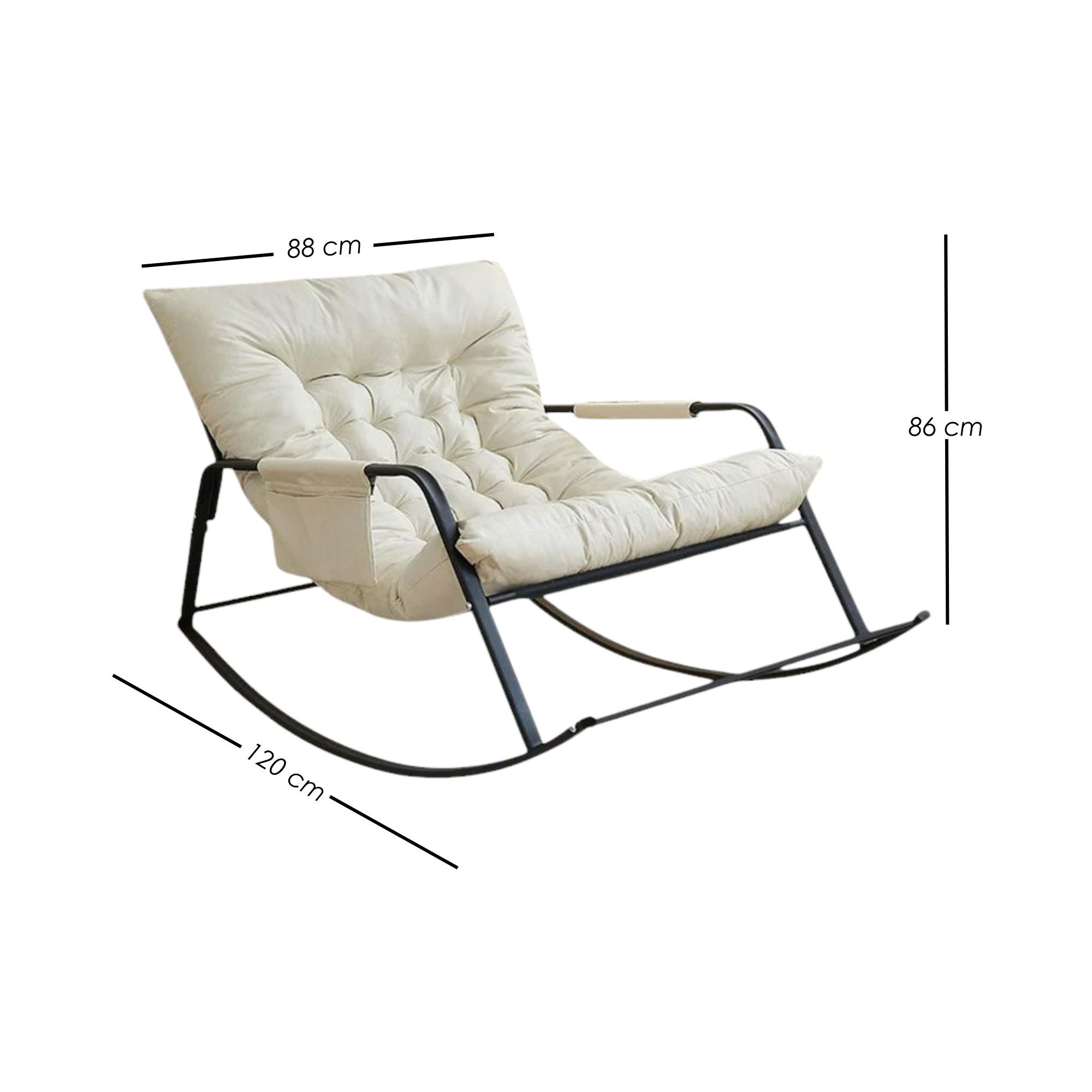 Foto 2 | Silla Mecedora Ilios Innova Oslo Color Beige