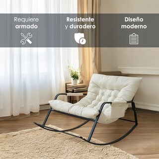 Foto 3 | Silla Mecedora Ilios Innova Oslo Color Beige