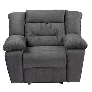 Foto 1 | Sillón Trinity Bumers Reclinable Mecedora Color Gris Oscuro