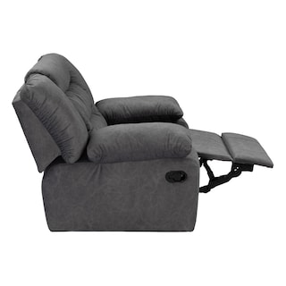Foto 5 | Sillón Trinity Bumers Reclinable Mecedora Color Gris Oscuro