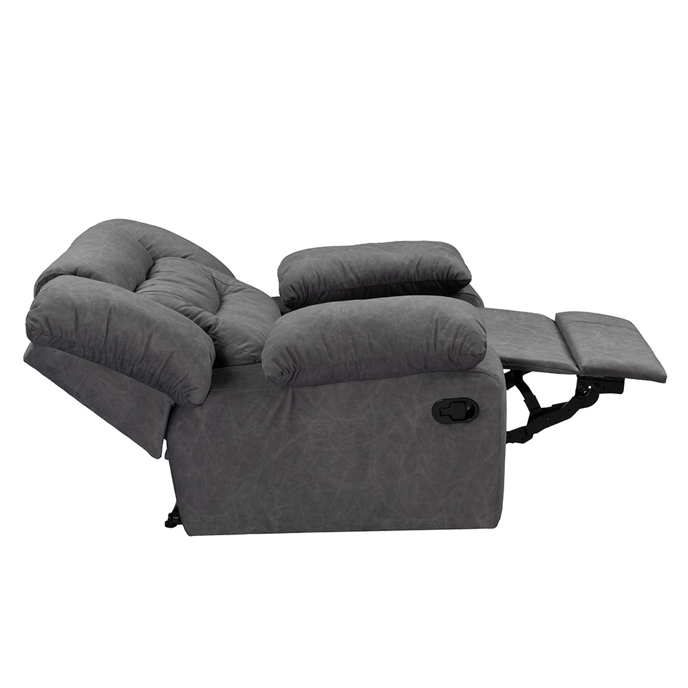 Foto 7 pulgar | Sillón Trinity Bumers Reclinable Mecedora Color Gris Oscuro